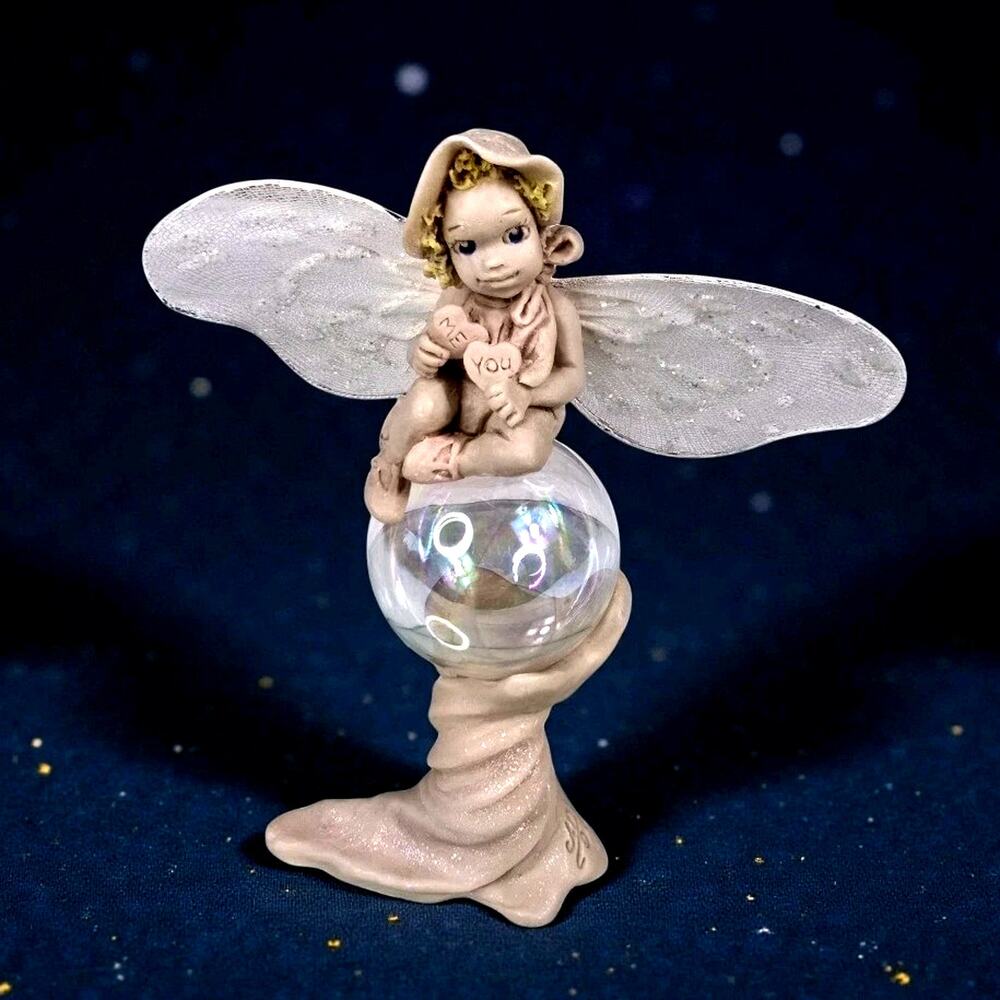 1992 Bubble Fairies Magenta Figure Vintage Limited Rawcliffe Jessica DeStefano